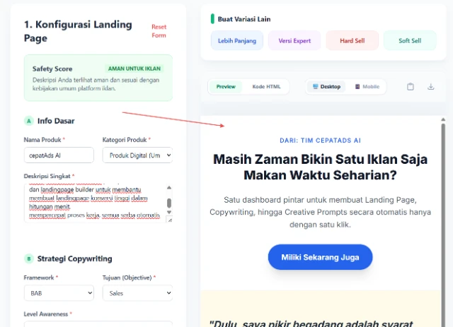 Live Preview & Revision